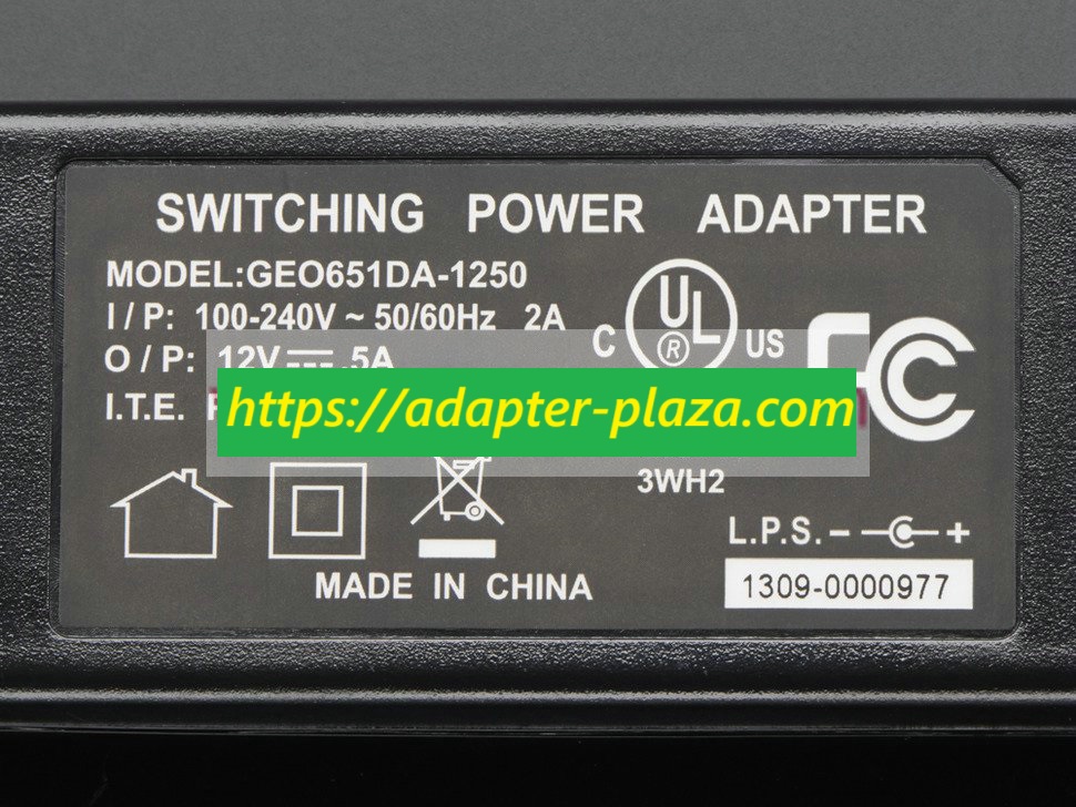 *Brand NEW*Original 12V 5A AC ADAPTER GEO651DA-1250 Switching POWER SUPPLY *Brand NEW*Original 12V 5A AC ADAPTER GEO651DA-1250 Switching POWER SUPPLY